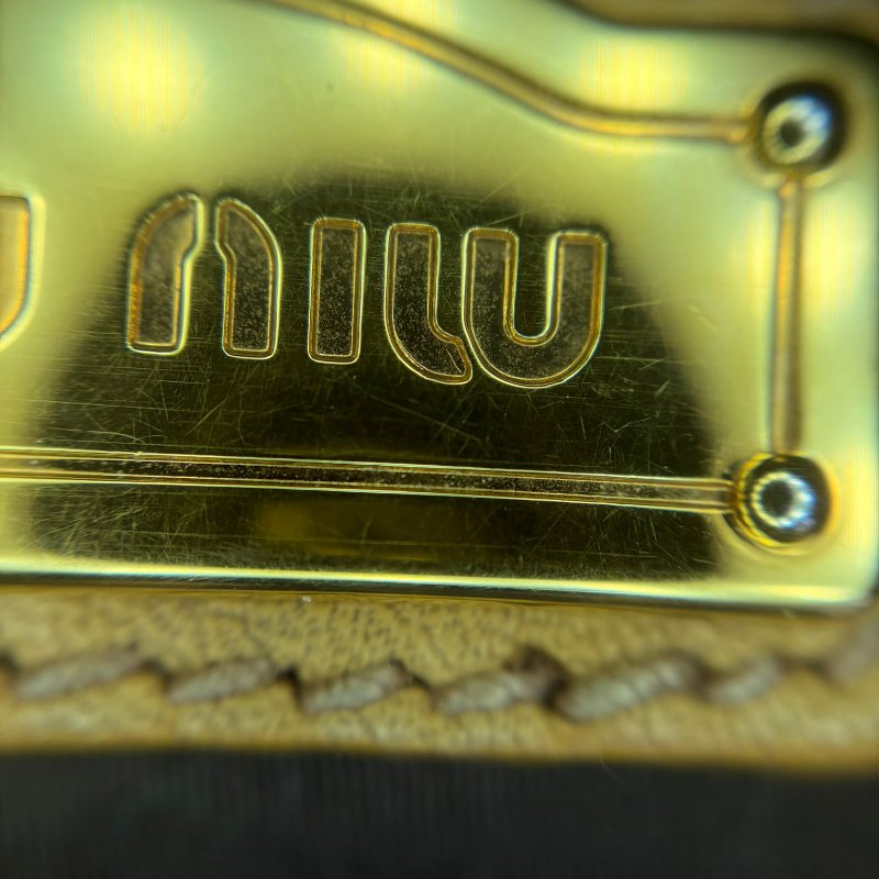 Miu Miu 皺褶掀蓋鍊條包-17