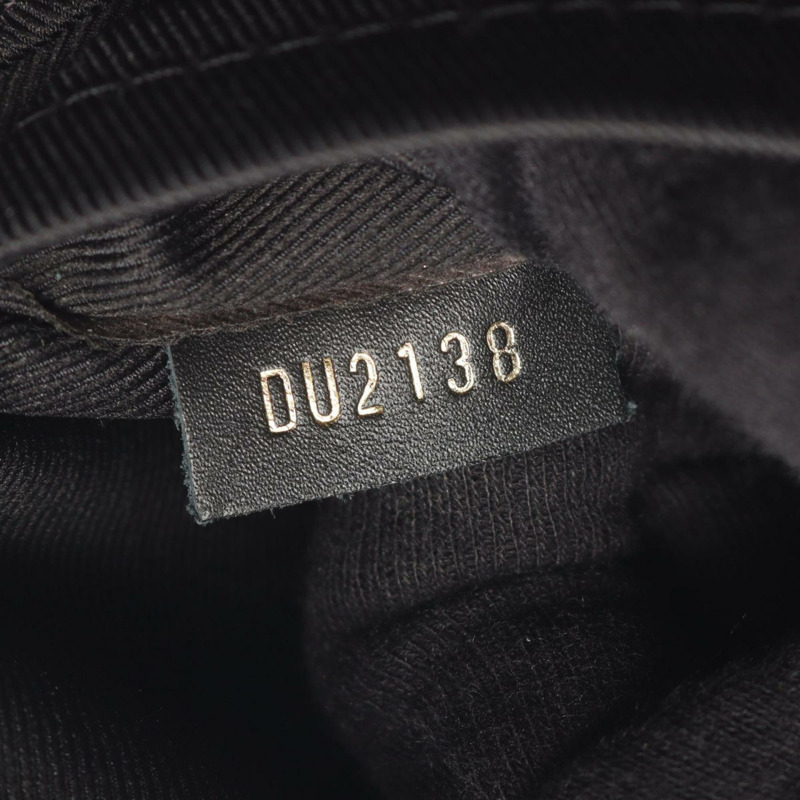 路易威登 Saintonge 女士單背包/手提包，塗層帆布和皮革材質，飾有 Monogram 圖案，棕黑色，M43555-4