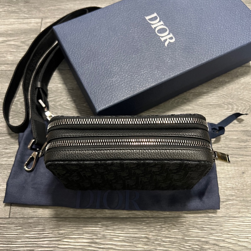 Dior oblique 相機包 黑色-2