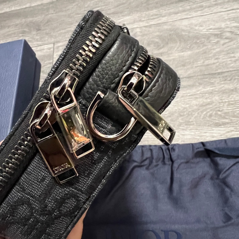 Dior oblique 相機包 黑色-5