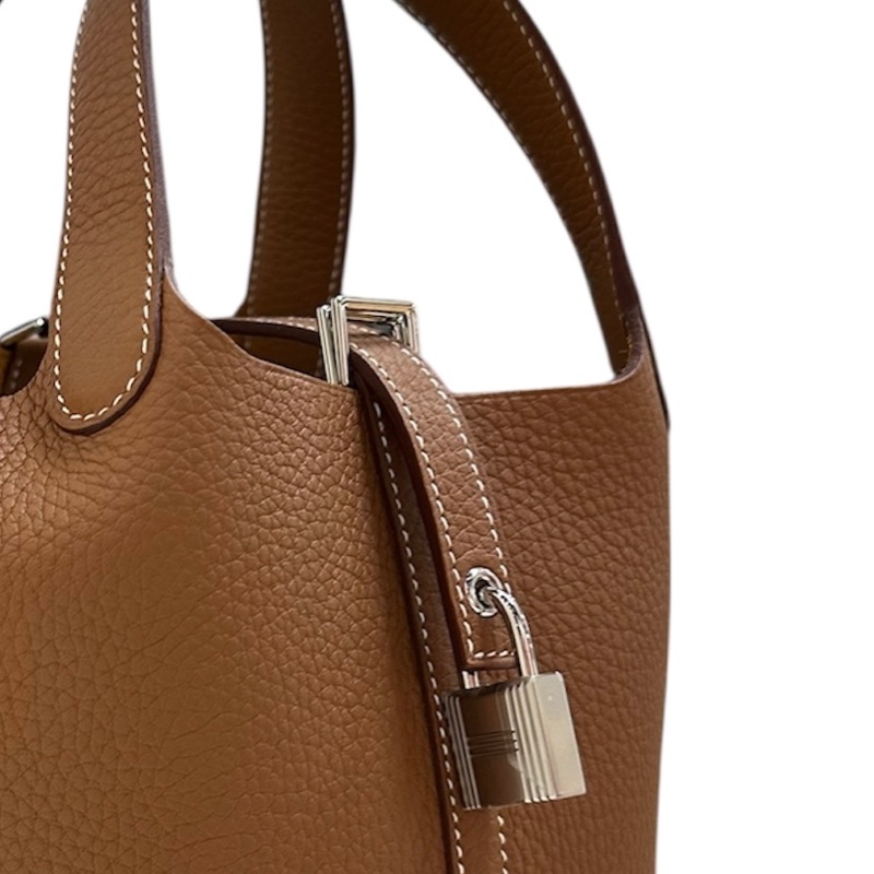 全新Hermès Picotin Lock 18 T/C CK37 Gold-10
