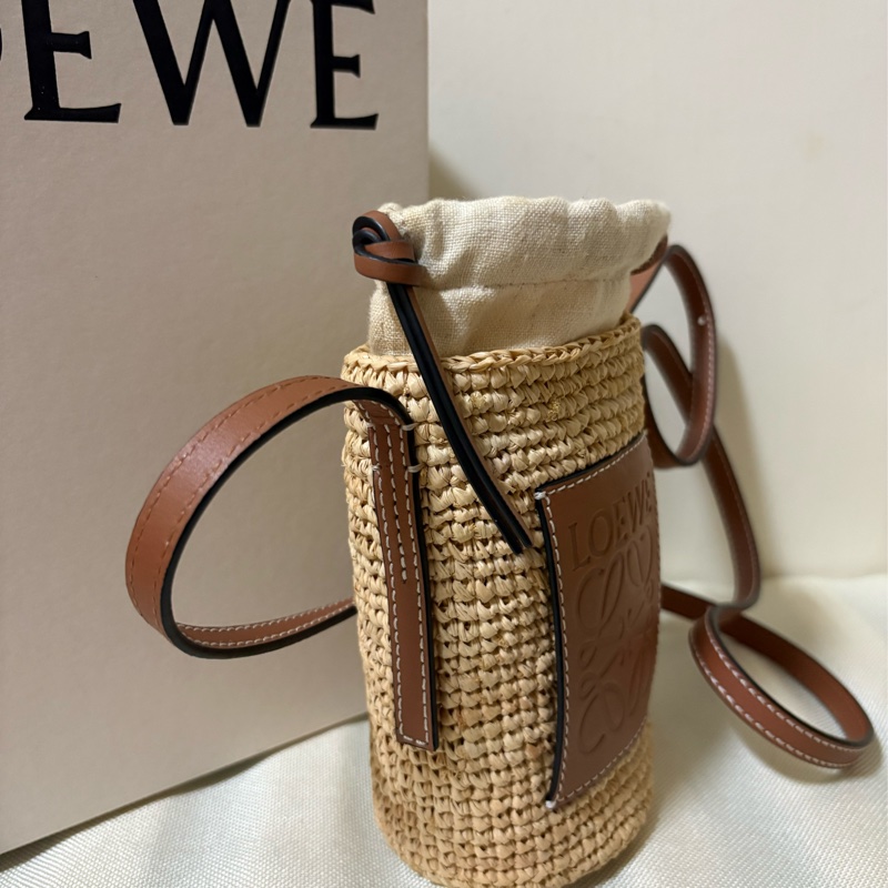 Loewe編織斜背包-2