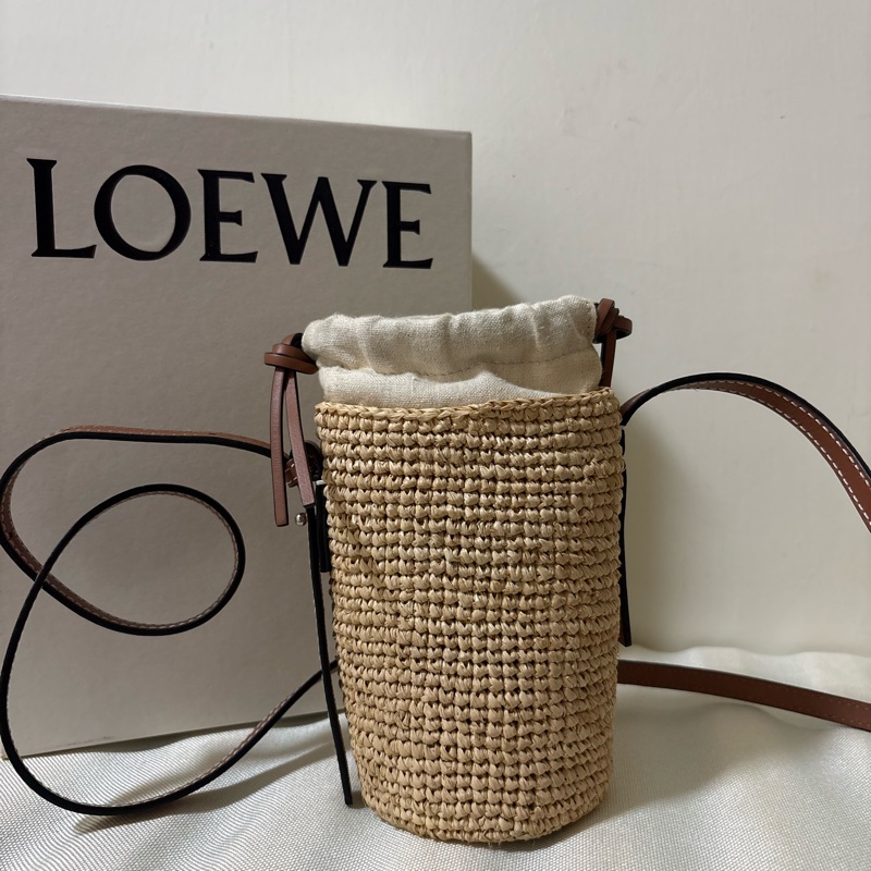 Loewe編織斜背包-6