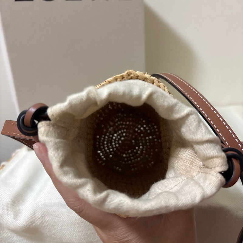 Loewe編織斜背包-8