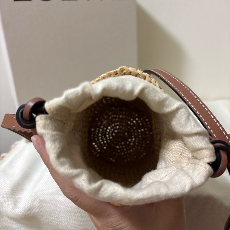 Loewe編織斜背包-11