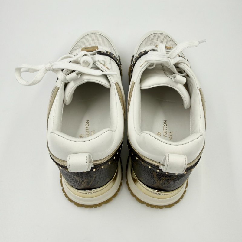 Louis Vuitton -白色拚原花Run Away 運動鞋╻35.5-3