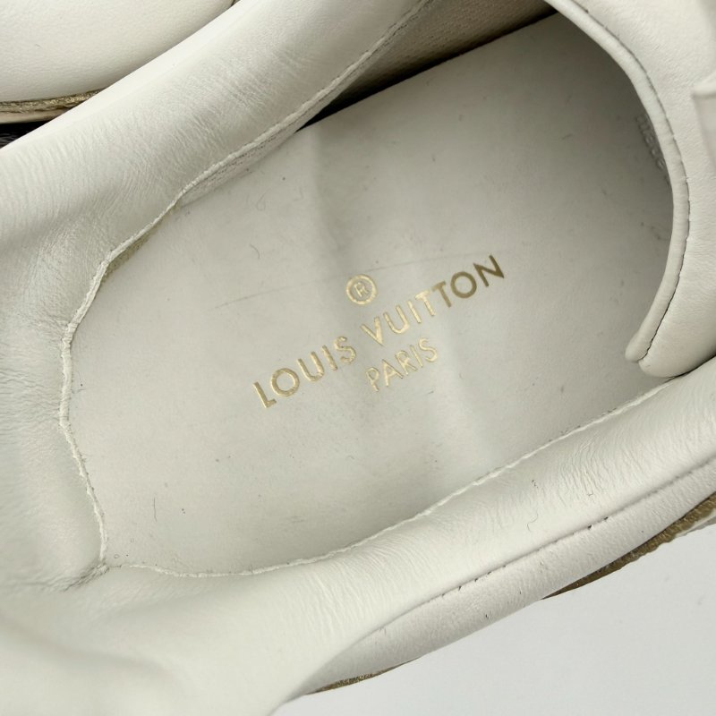 Louis Vuitton -白色拚原花Run Away 運動鞋╻35.5-9