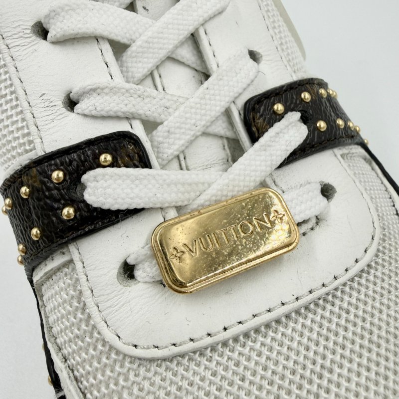 Louis Vuitton -白色拚原花Run Away 運動鞋╻35.5-11