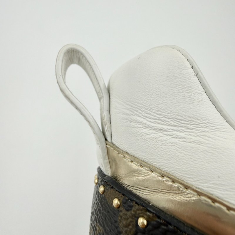 Louis Vuitton -白色拚原花Run Away 運動鞋╻35.5-12