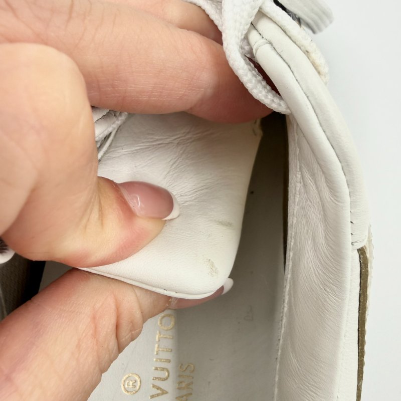 Louis Vuitton -白色拚原花Run Away 運動鞋╻35.5-18