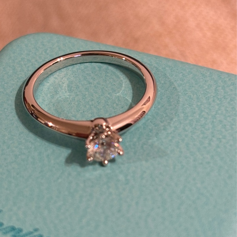 Tiffany 六爪鑽 9新 0.30ct-7
