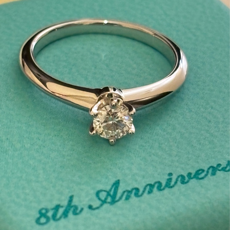 Tiffany 六爪鑽 9新 0.30ct-10