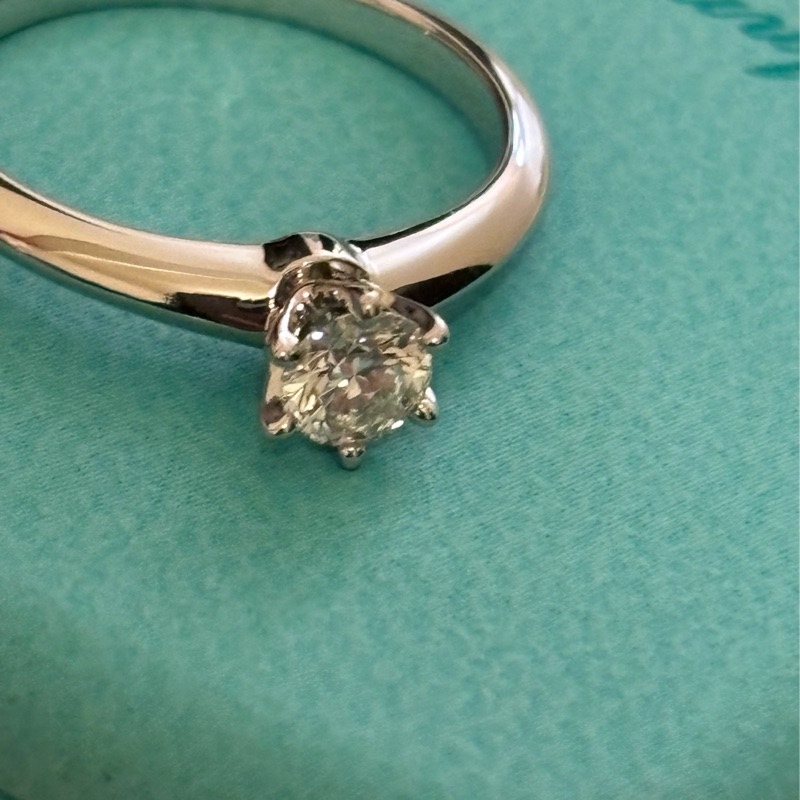Tiffany 六爪鑽 9新 0.30ct-14