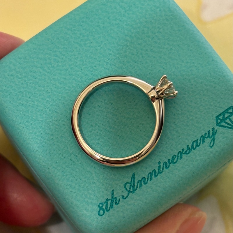 Tiffany 六爪鑽 9新 0.30ct-17