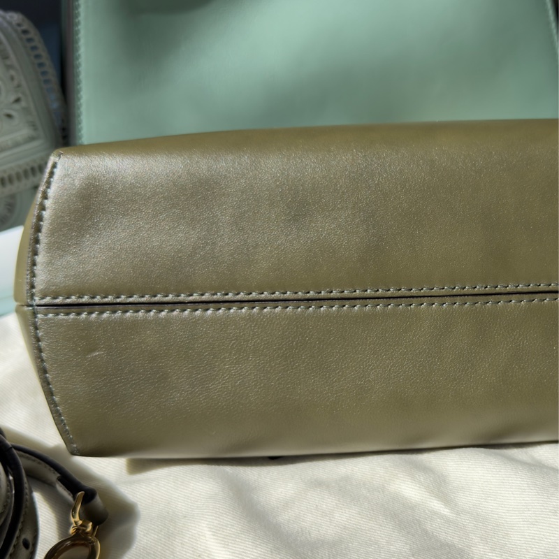 Fendi First bag 芬迪軍綠色/森林綠 手拿包/肩背包-8