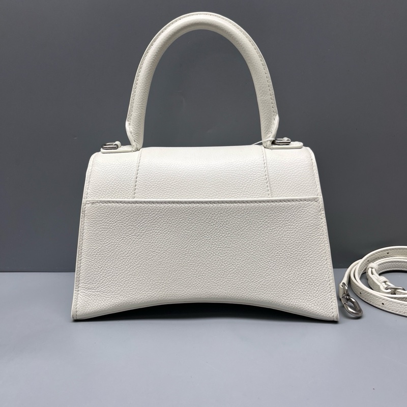 Balenciaga 97新 白色荔枝紋沙漏包 S碼-1