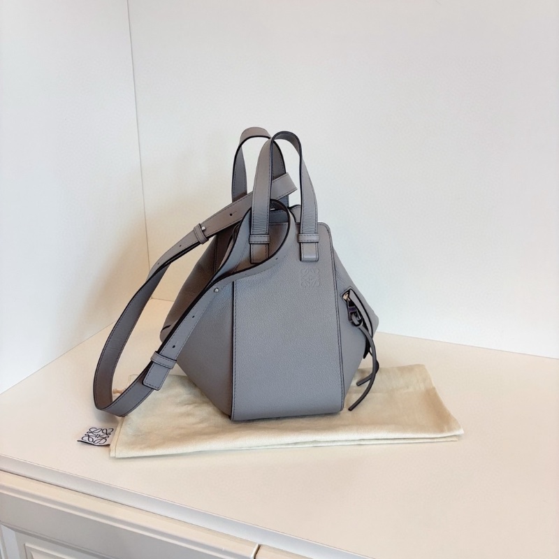 Loewe Hammock吊床包 新色珍珠灰14*24*26 98新配件塵袋-2