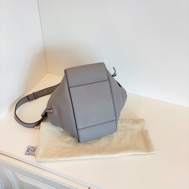Loewe Hammock吊床包 新色珍珠灰14*24*26 98新配件塵袋-5