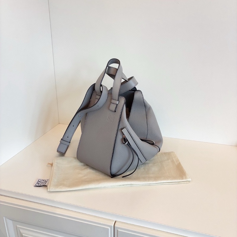 Loewe Hammock吊床包 新色珍珠灰14*24*26 98新配件塵袋-6