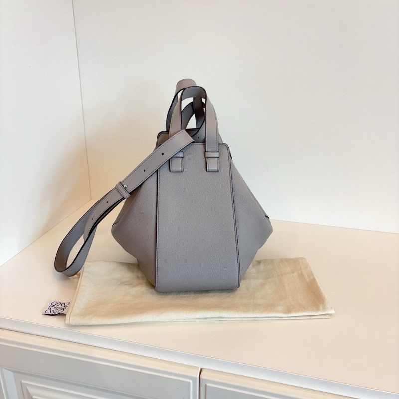 Loewe Hammock吊床包 新色珍珠灰14*24*26 98新配件塵袋-7