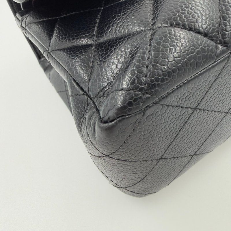 CHANEL - 黑色荔枝皮菱格金釦CF COCO ╻25cm-11