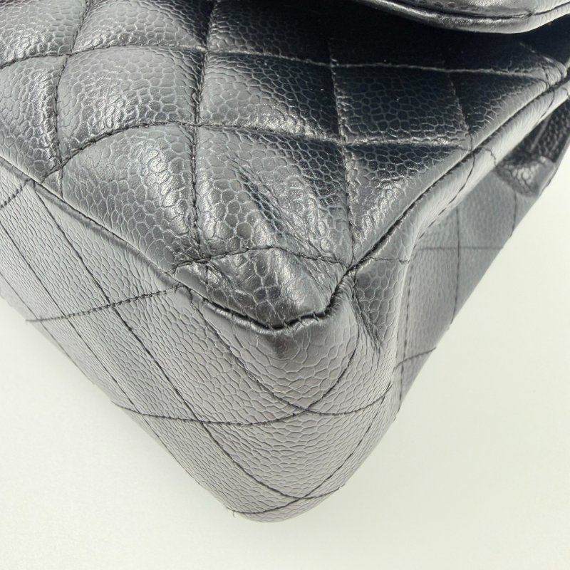 CHANEL - 黑色荔枝皮菱格金釦CF COCO ╻25cm-12