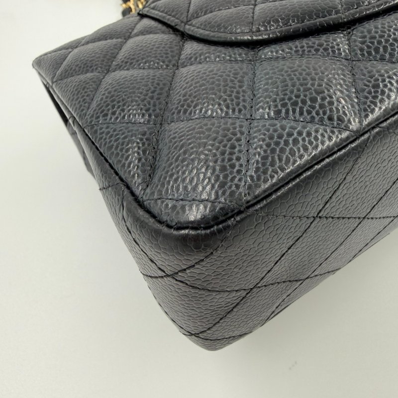 CHANEL - 黑色荔枝皮菱格金釦CF COCO ╻25cm-13