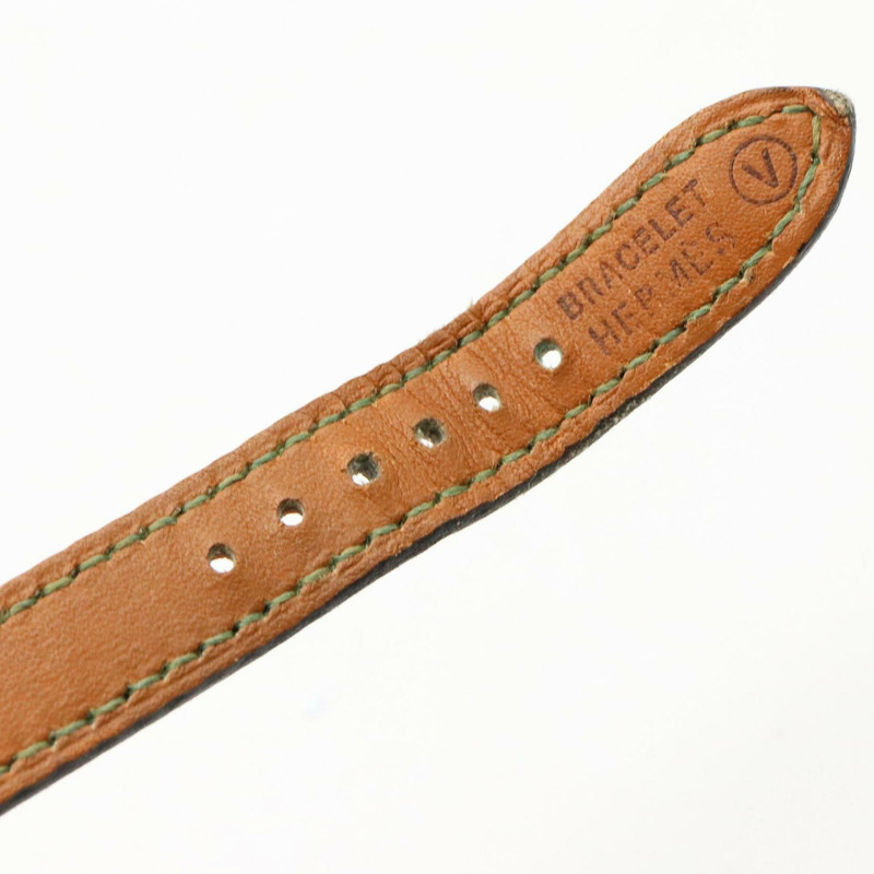 愛馬仕 Kelly 女士腕錶，鍍金款，皮革錶帶，金色，KE1.201-13