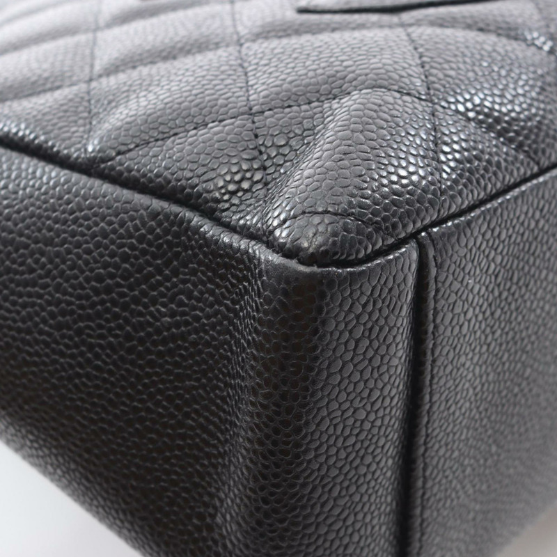 香奈兒 Matelasse PST 手提包，女士款，粒面小牛皮，黑色-5