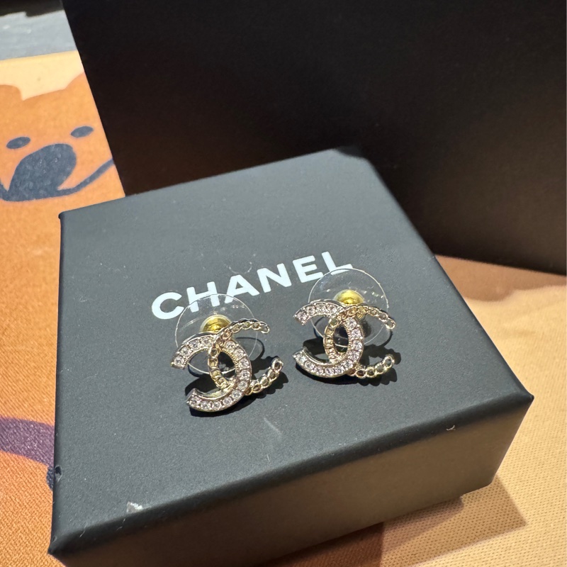 香奈兒25B 雙C耳環-5