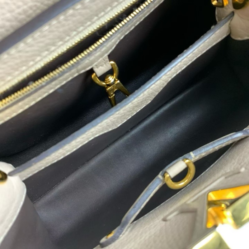 LV capucine 大象灰 蛇皮手柄 手提包 27*18*9 98新配件購證塵袋-2