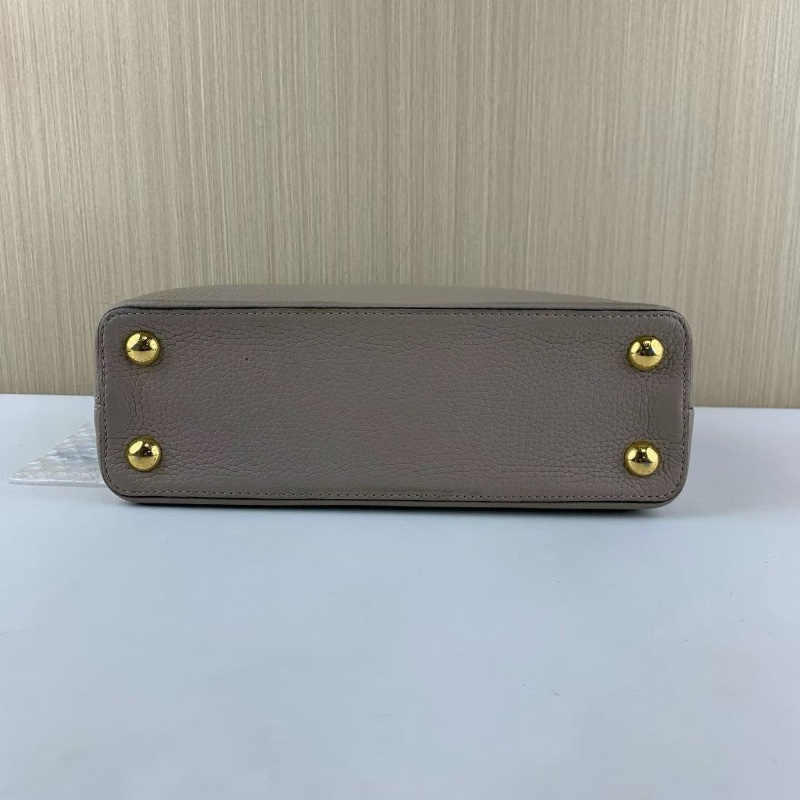 LV capucine 大象灰 蛇皮手柄 手提包 27*18*9 98新配件購證塵袋-3