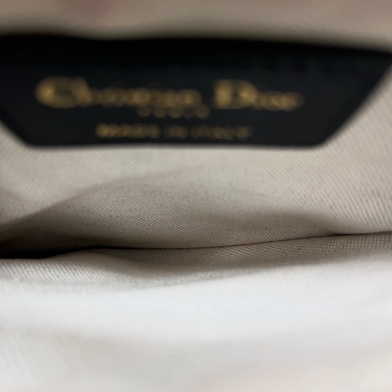 Dior 98新 老花刺繡馬鞍包 尺寸20*17-10