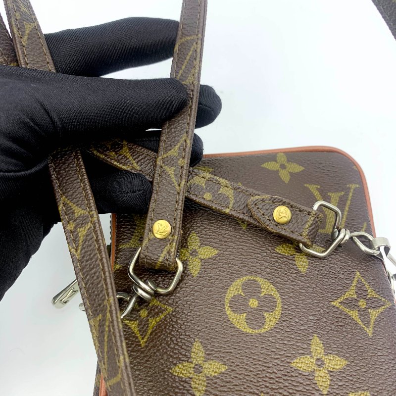 Louis Vuitton 老花迷你相機包,LV,路易威登,經典包,麻將包,豆腐包,斜背包,二手真品,正品,現貨,免運-19