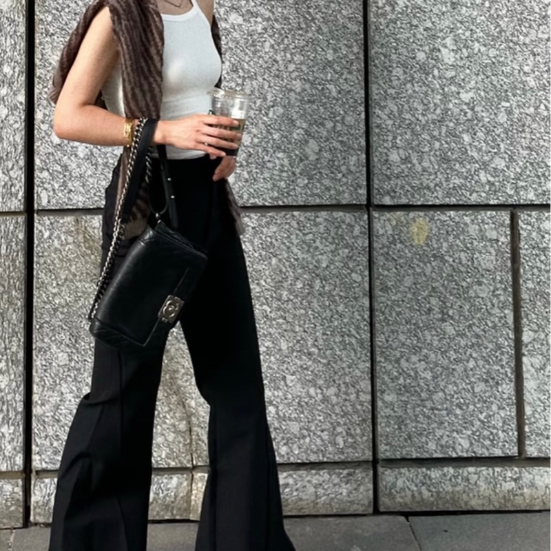 香奈兒Chanel boy 28 包況好柔軟耐用黑銀 復古銀釦 boy Chanel-6