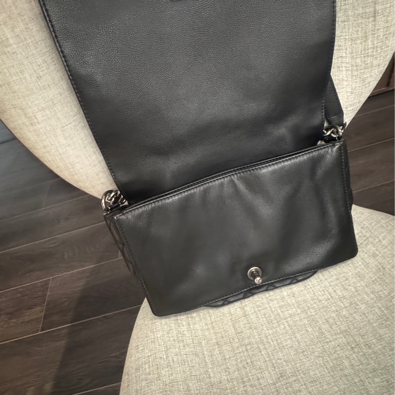 香奈兒Chanel boy 28 包況好柔軟耐用黑銀 復古銀釦 boy Chanel-26