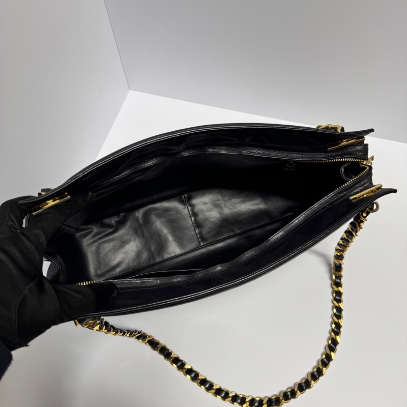 【極新🎁】 Chanel 黑金羊皮 經典托特包 （專櫃23.7萬）-8