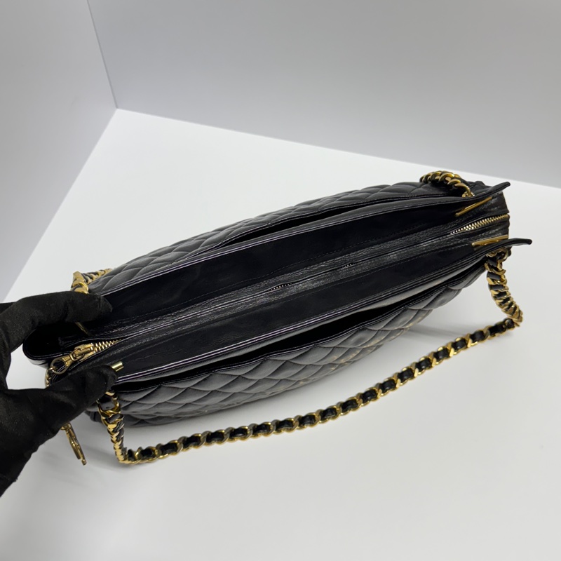 【極新🎁】 Chanel 黑金羊皮 經典托特包 （專櫃23.7萬）-15