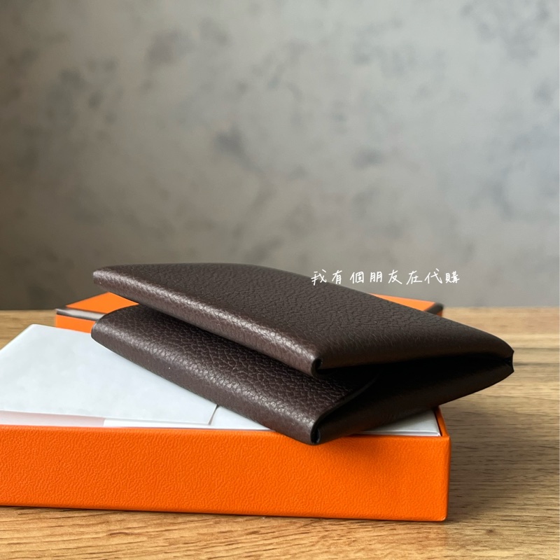 我有個朋友在代購——愛馬仕馬鞍皮烏木色Calvi Duo-5