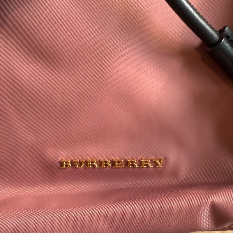 Burberry 沙漠玫瑰粉尼龍後背包 小號-6