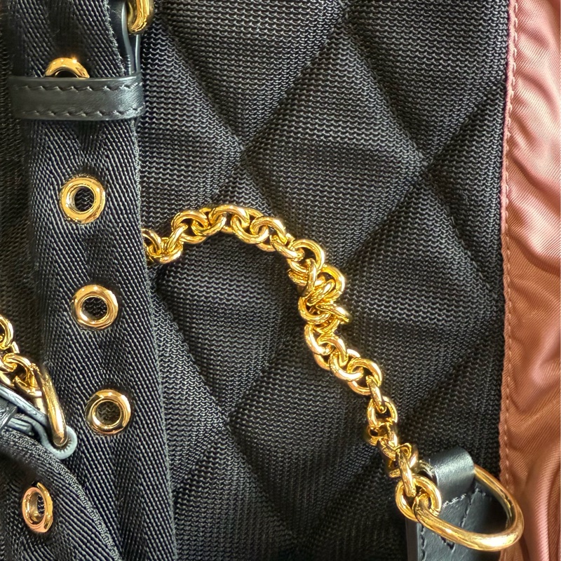 Burberry 沙漠玫瑰粉尼龍後背包 小號-18