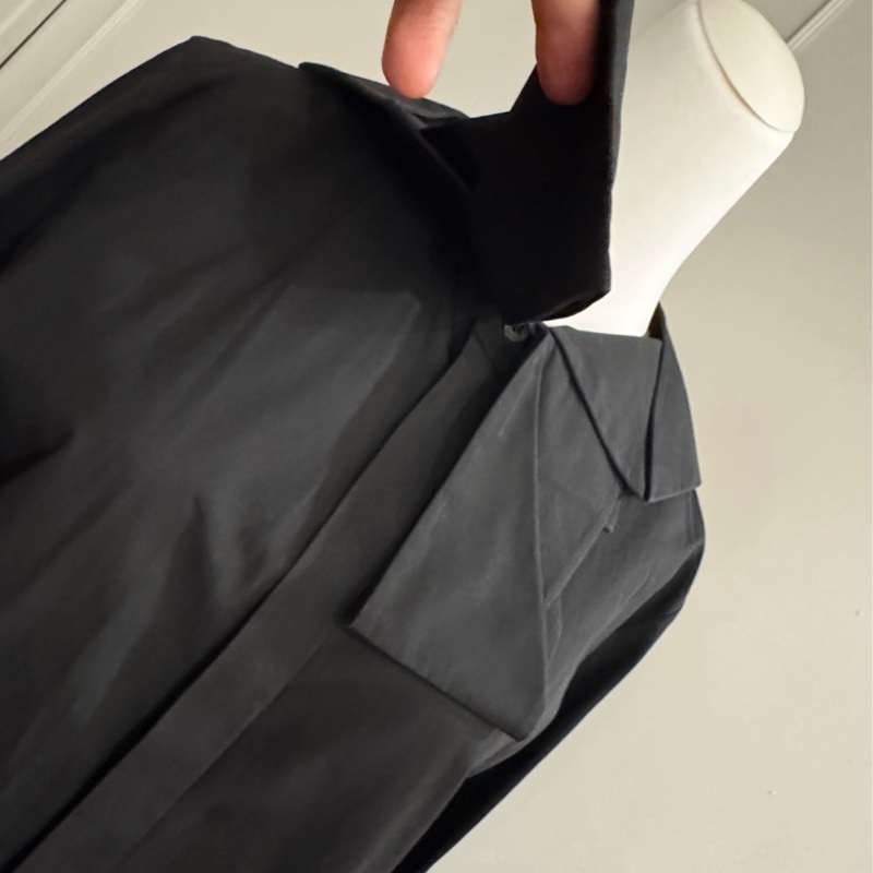 《新歡舊愛》近新LV路易威登黑色造型襯衫F40/M-3