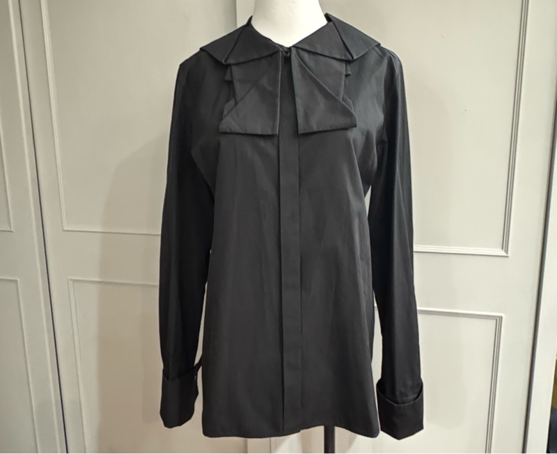 《新歡舊愛》近新LV路易威登黑色造型襯衫F40/M-4