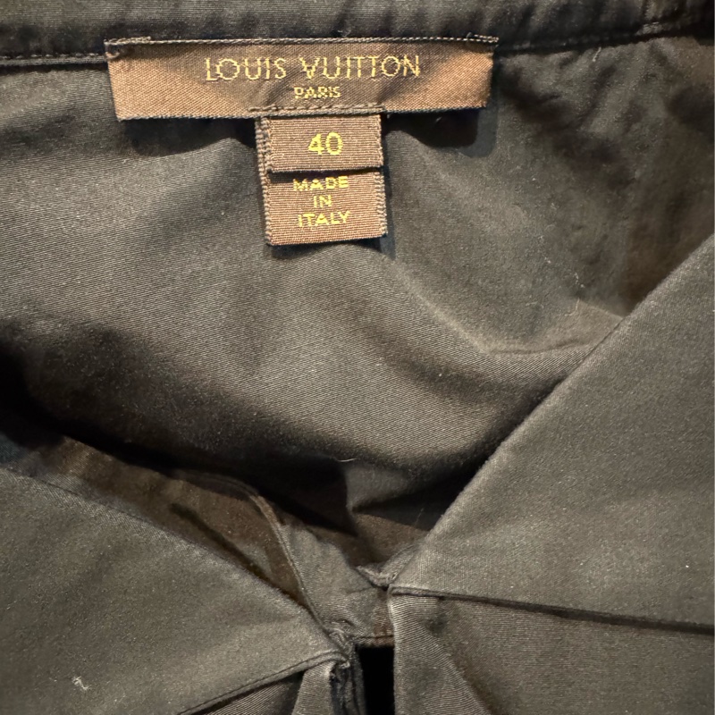 《新歡舊愛》近新LV路易威登黑色造型襯衫F40/M-7