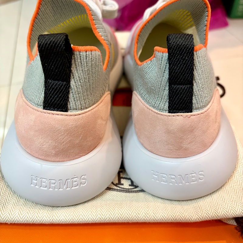 HERMES Crew Sneaker小牛皮運動 全新 未穿過-7