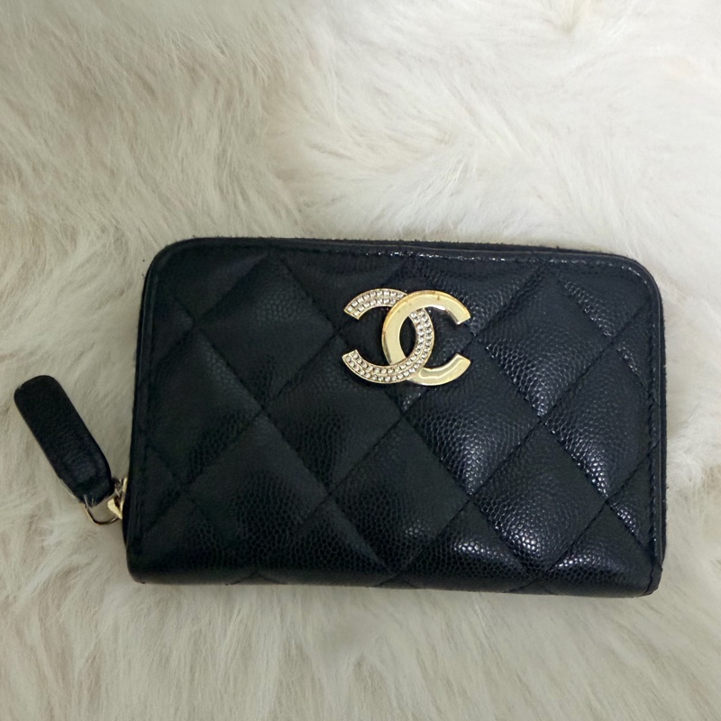🔥 Chanel季節限定加大ㄇ拉零錢卡包|全配美品-1
