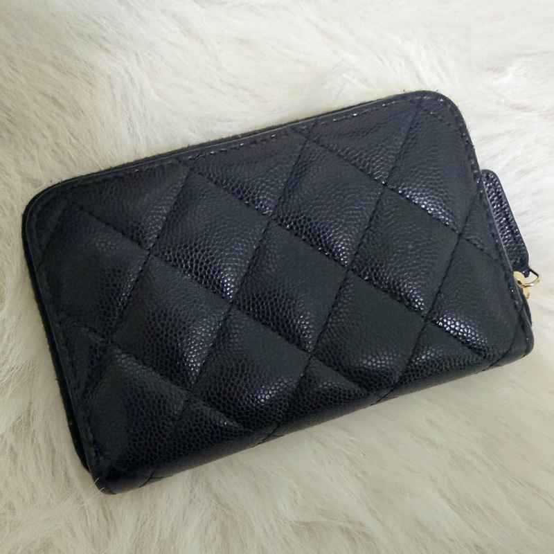 🔥 Chanel季節限定加大ㄇ拉零錢卡包|全配美品-2