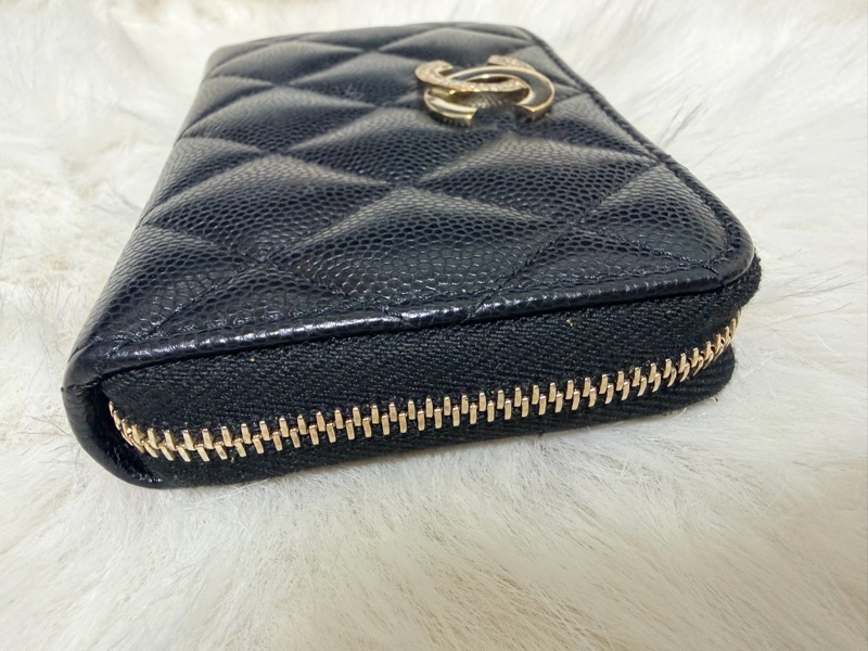 🔥 Chanel季節限定加大ㄇ拉零錢卡包|全配美品-5