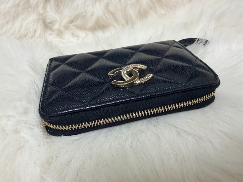 🔥 Chanel季節限定加大ㄇ拉零錢卡包|全配美品-6