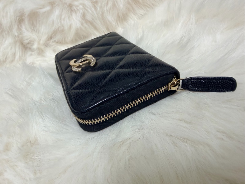 🔥 Chanel季節限定加大ㄇ拉零錢卡包|全配美品-7